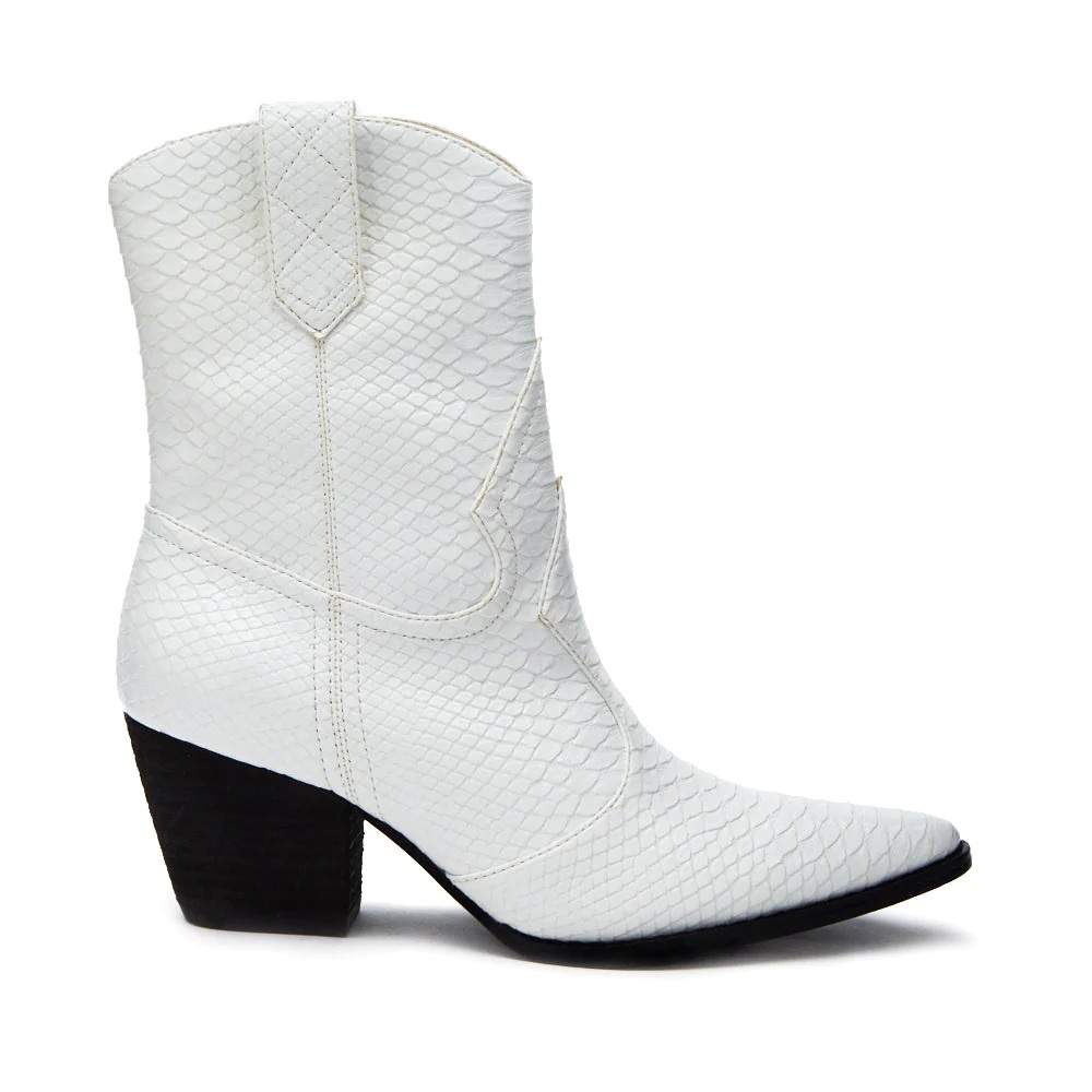 Matisse BAMBI WESTERN BOOT White cowboy boots Size 8 - Picture 3 of 4